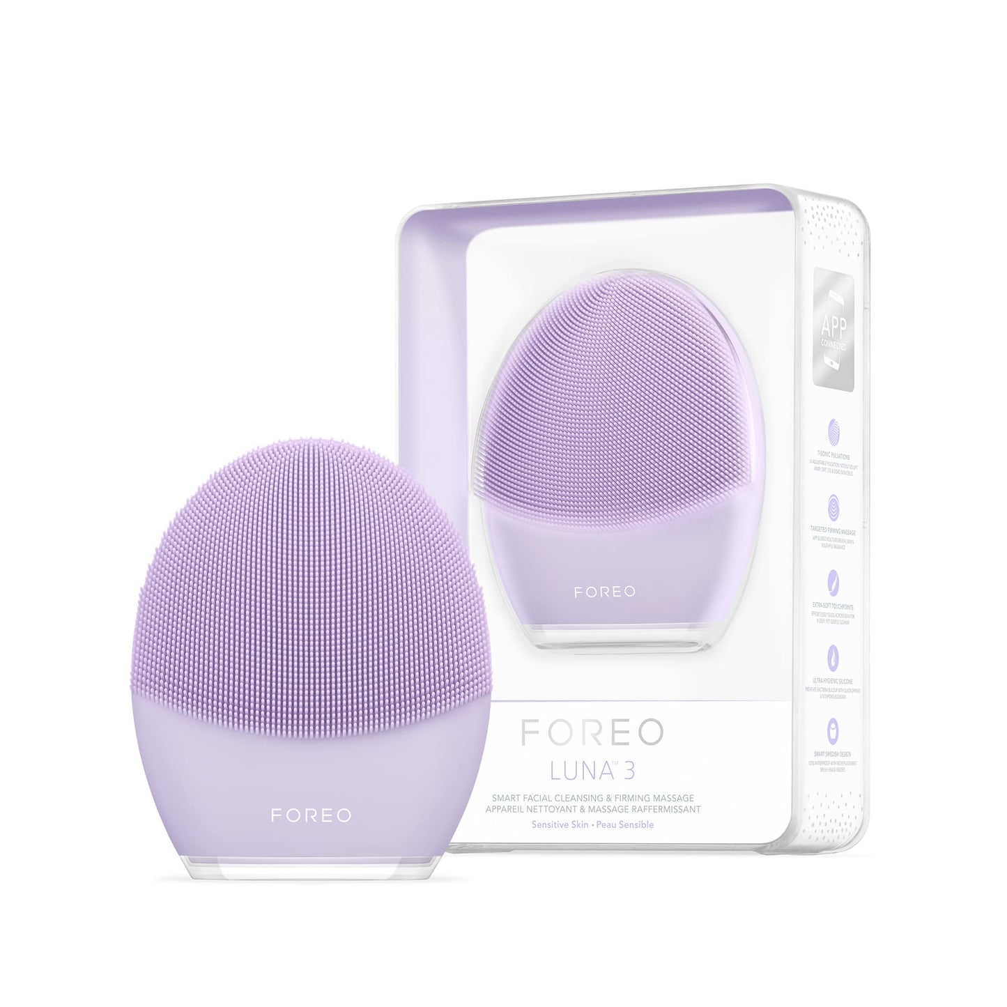 Foreo Luna 3 Smart Facial Cleansing and Firming Massage Brush