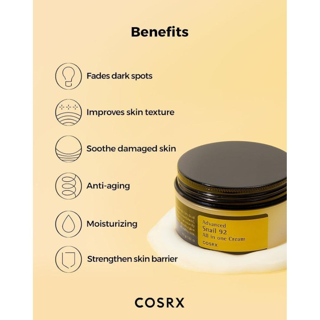COSRX Advanced Snail 92 All In One Cream | vgle