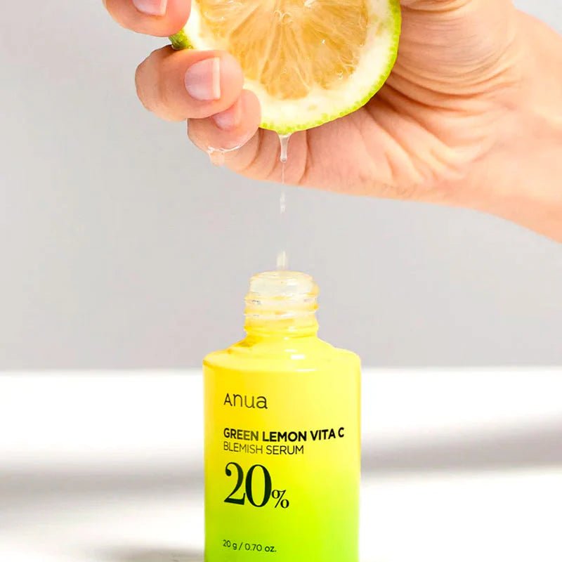 Anua GREEN LEMON VITAMIN C BLEMISH SERUM 20ml – Skin Care | Korean Skincare Canada - VGLE
