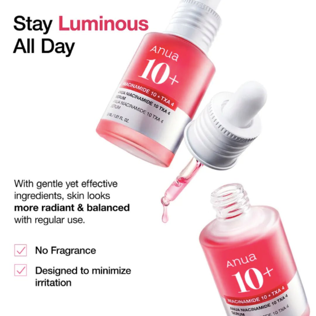 ANUA - NIACINAMIDE 10%+TXA 4% Serum – Face Serum | Korean Skincare Canada - VGLE