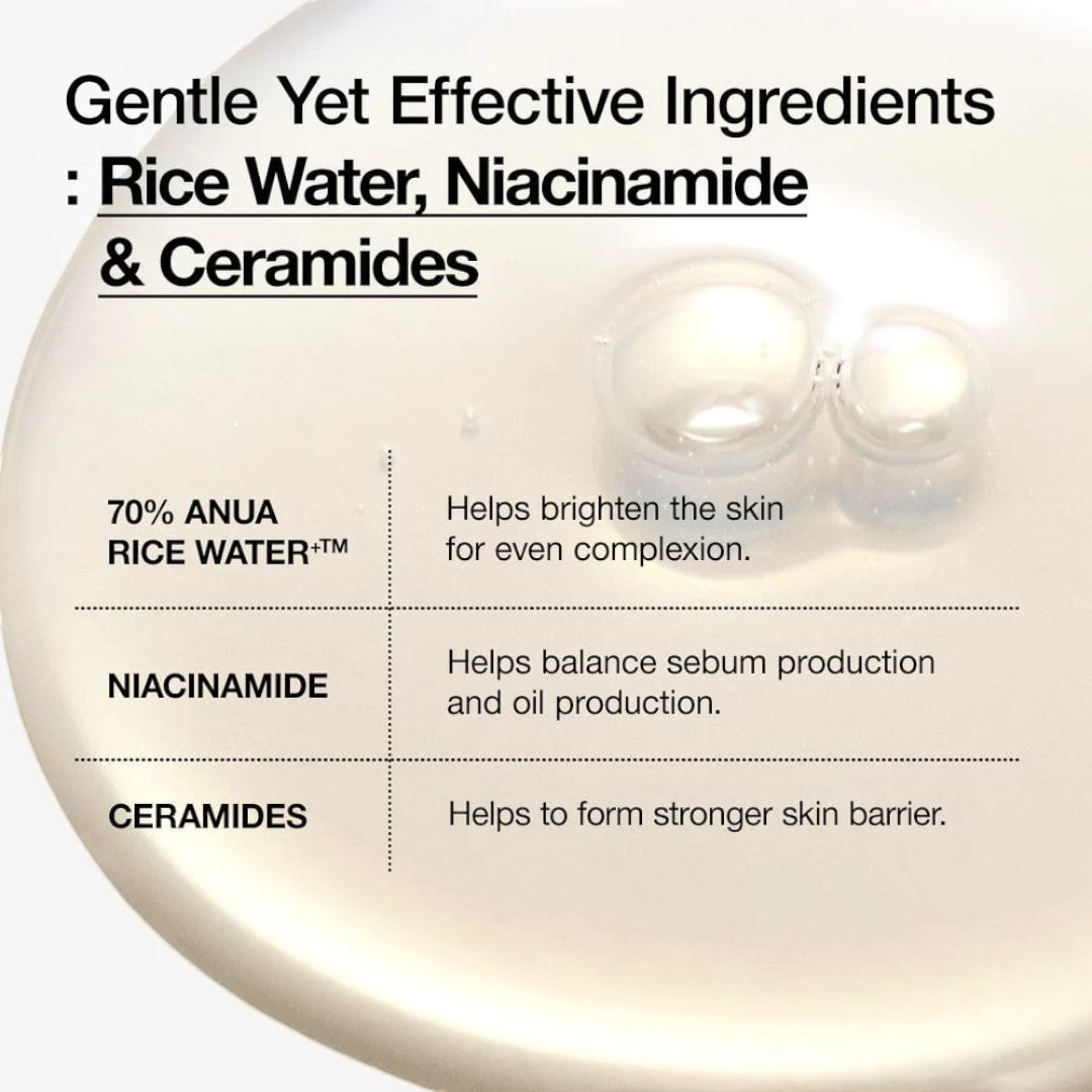 Anua Rice 70 Glow Milky Toner 250ml – Skin Care | Korean Skincare Canada - VGLE
