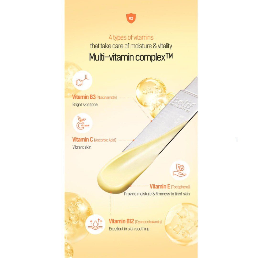 belif Super Knights Multi Vitamin Mask 75ml – Skin Care | Korean Skincare Canada - VGLE