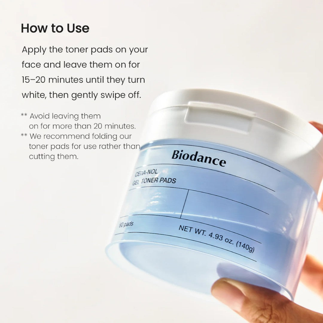 gentle toner pad - biodance | vgle