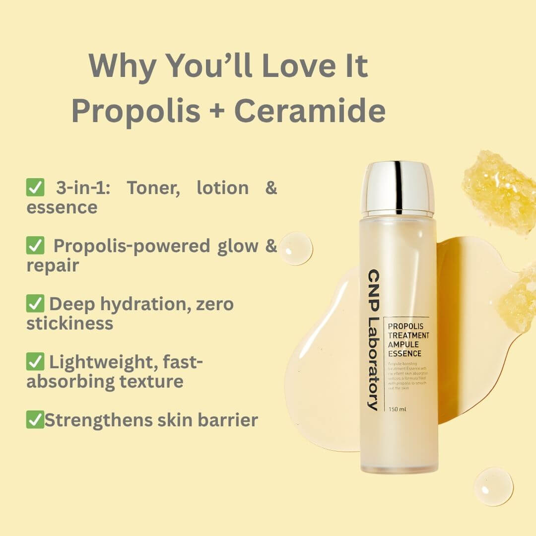 CNP Laboratory - Propolis Treatment Ampule Essence 150ML – Skin Care | Korean Skincare Canada - VGLE