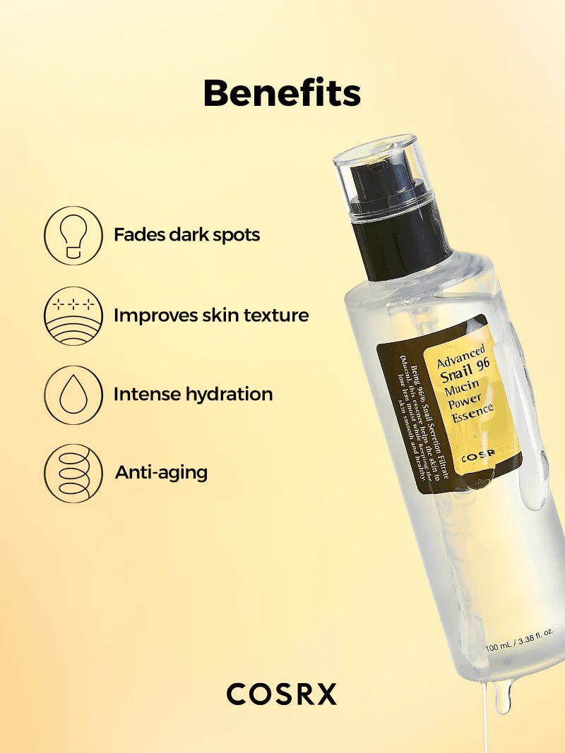 COSRX - Advanced Snail 96 Mucin Power Essence – 100ml – Skin Care | Korean Skincare Canada - VGLE