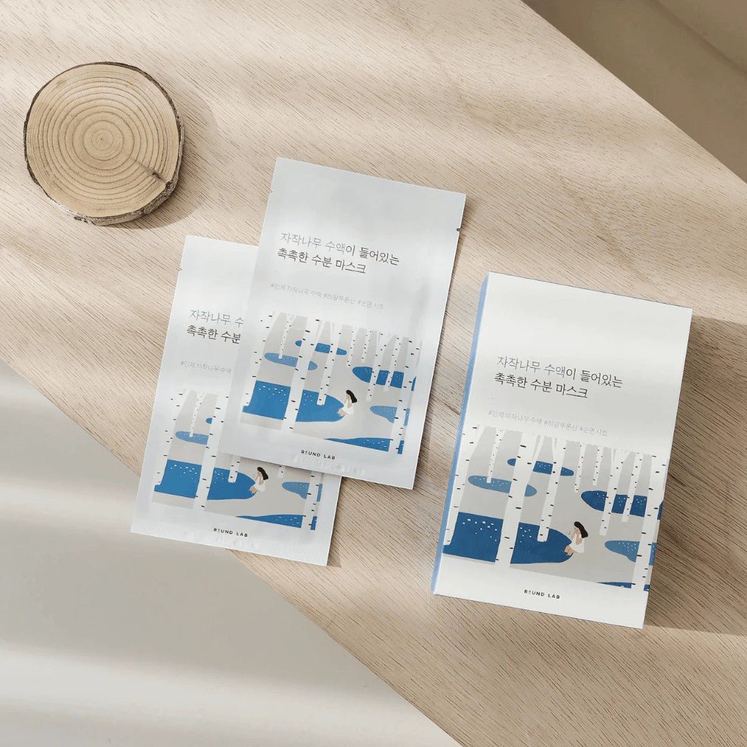 ROUND LAB Silver Birch juice moisturizing mask (10 Sheets) – Skin Care | Korean Skincare Canada - VGLE