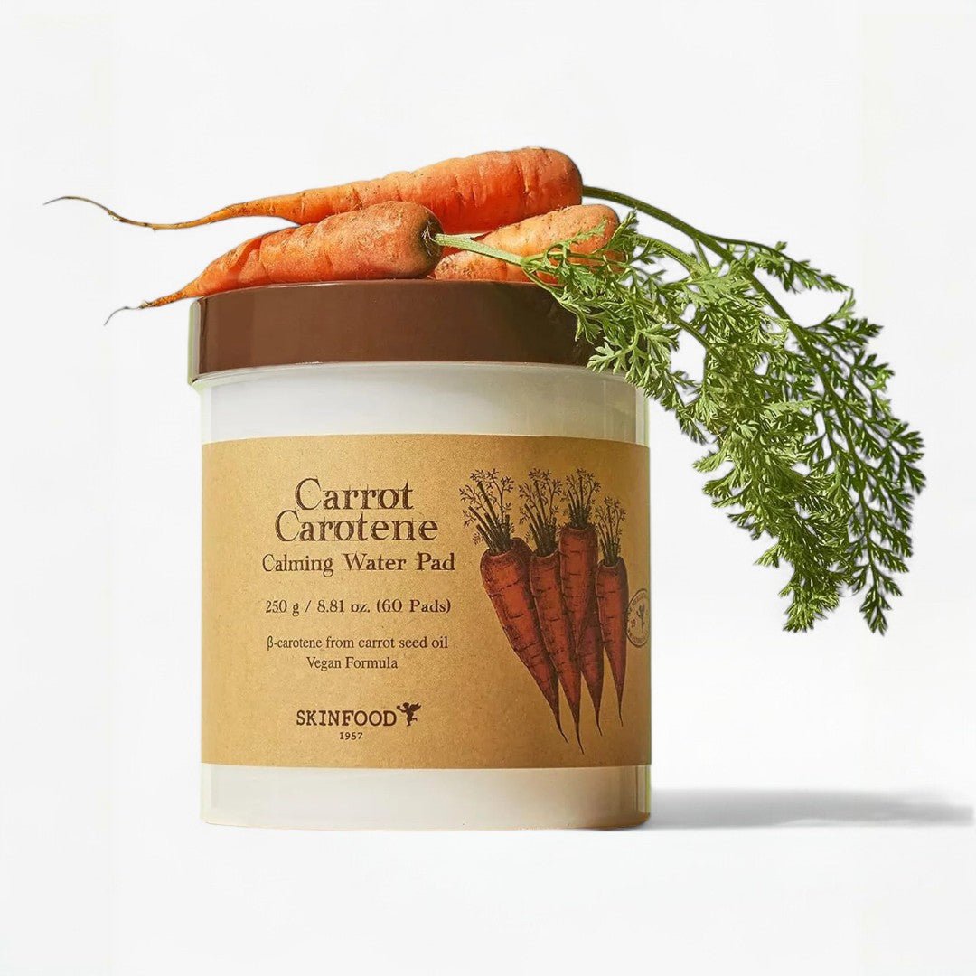 Skinfood Carrot Carotene Calming Water Pad 250ml / 60pads – Toner Pad | Korean Skincare Canada - VGLE