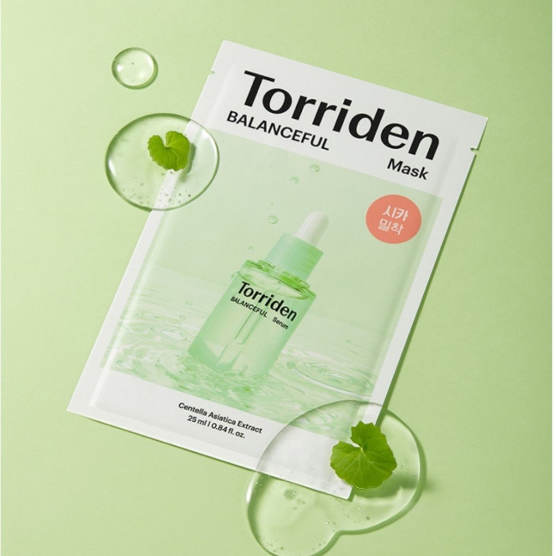 Torriden Balanceful Cica Mask Sheet 10ea – Facial Mask | Korean Skincare Canada - VGLE
