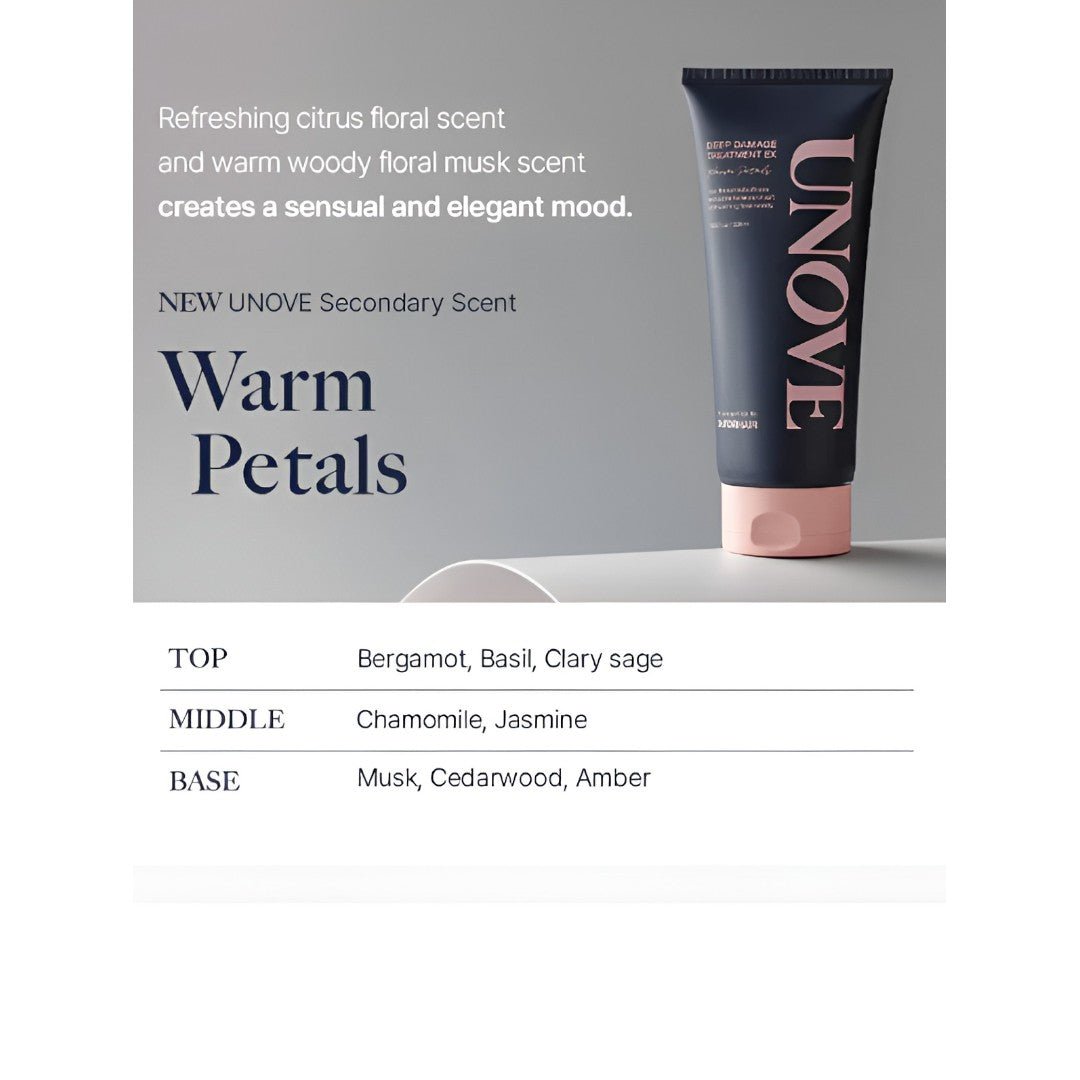Unove Deep Damage Treatment EX 207ml - Warm Petals – Conditioner | Korean Skincare Canada - VGLE