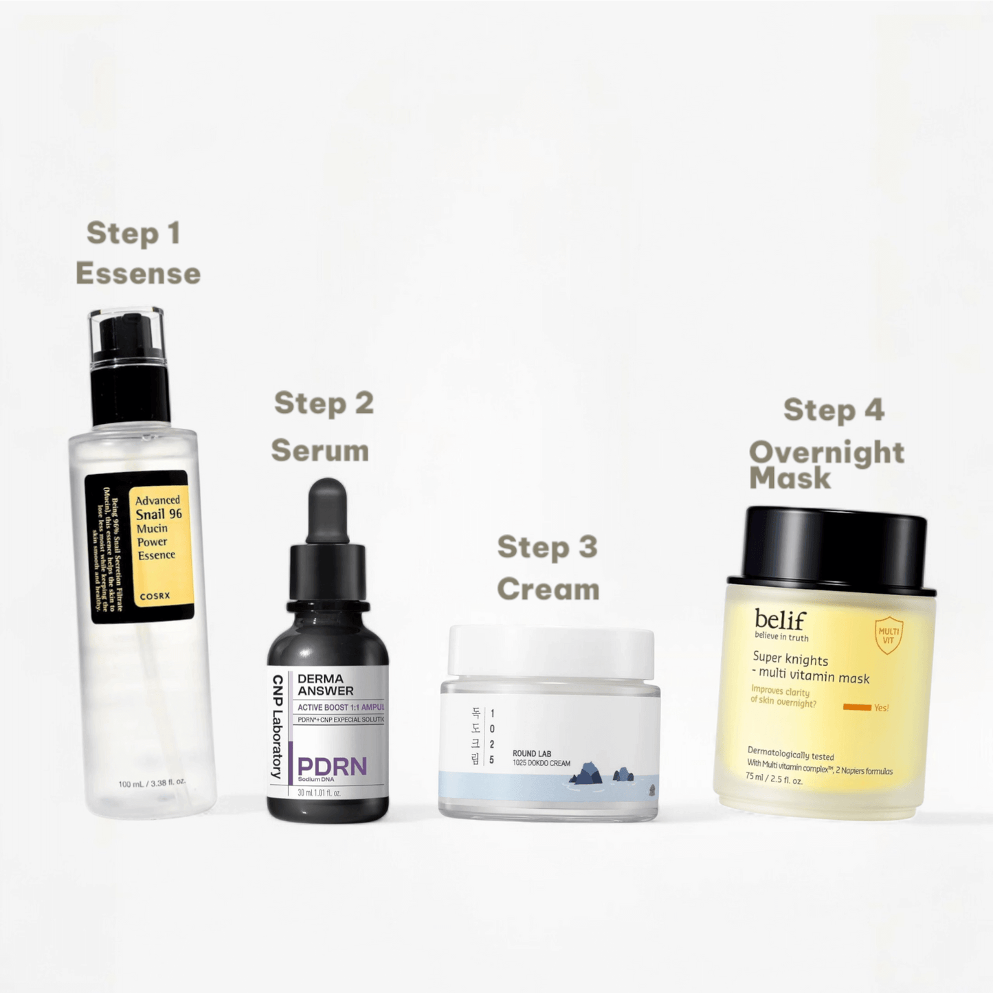 VGLE Bundle - Glow Routine 4 - Step Set – Skin Care | Korean Skincare Canada - VGLE