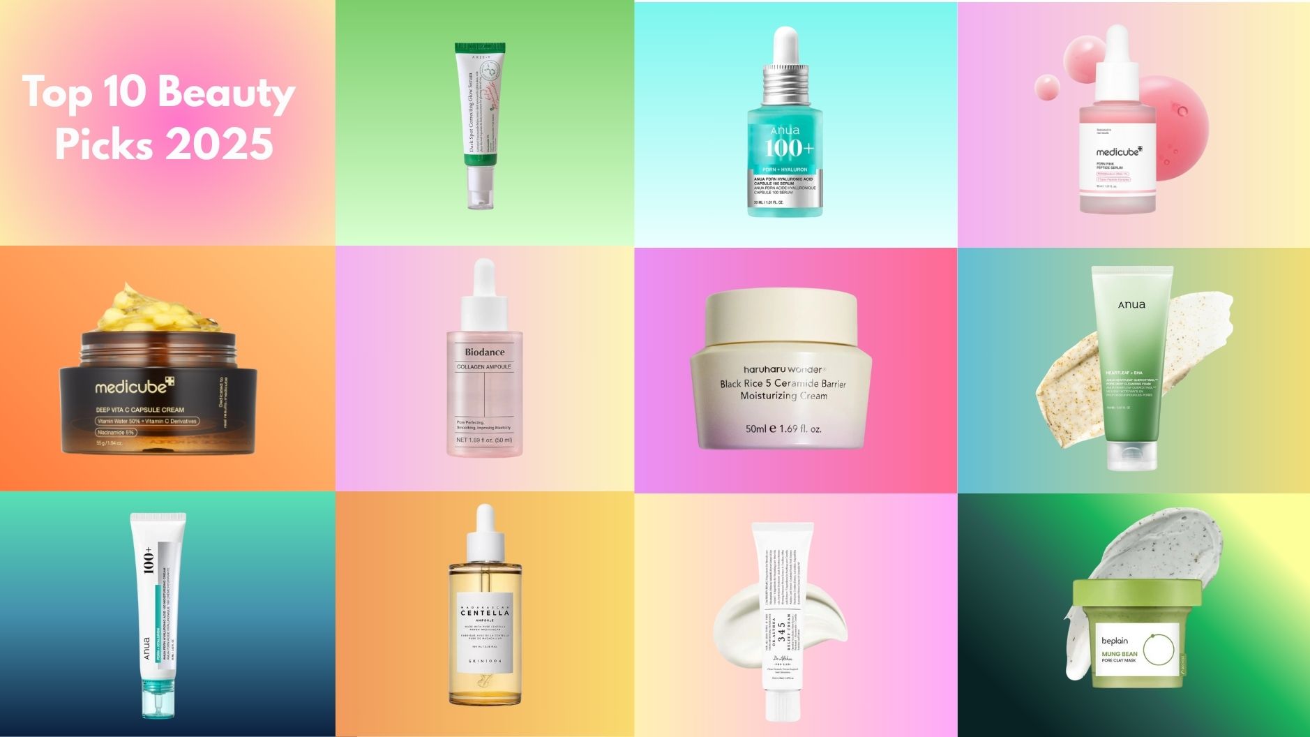 Top 10 Latest Korean Skincare Products of 2025: Must-Have K-Beauty Picks