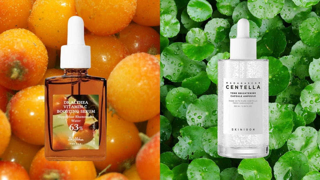 [Review] Best Brightening Serum for Sensitive Skin? Dr. Althea vs SKIN1004