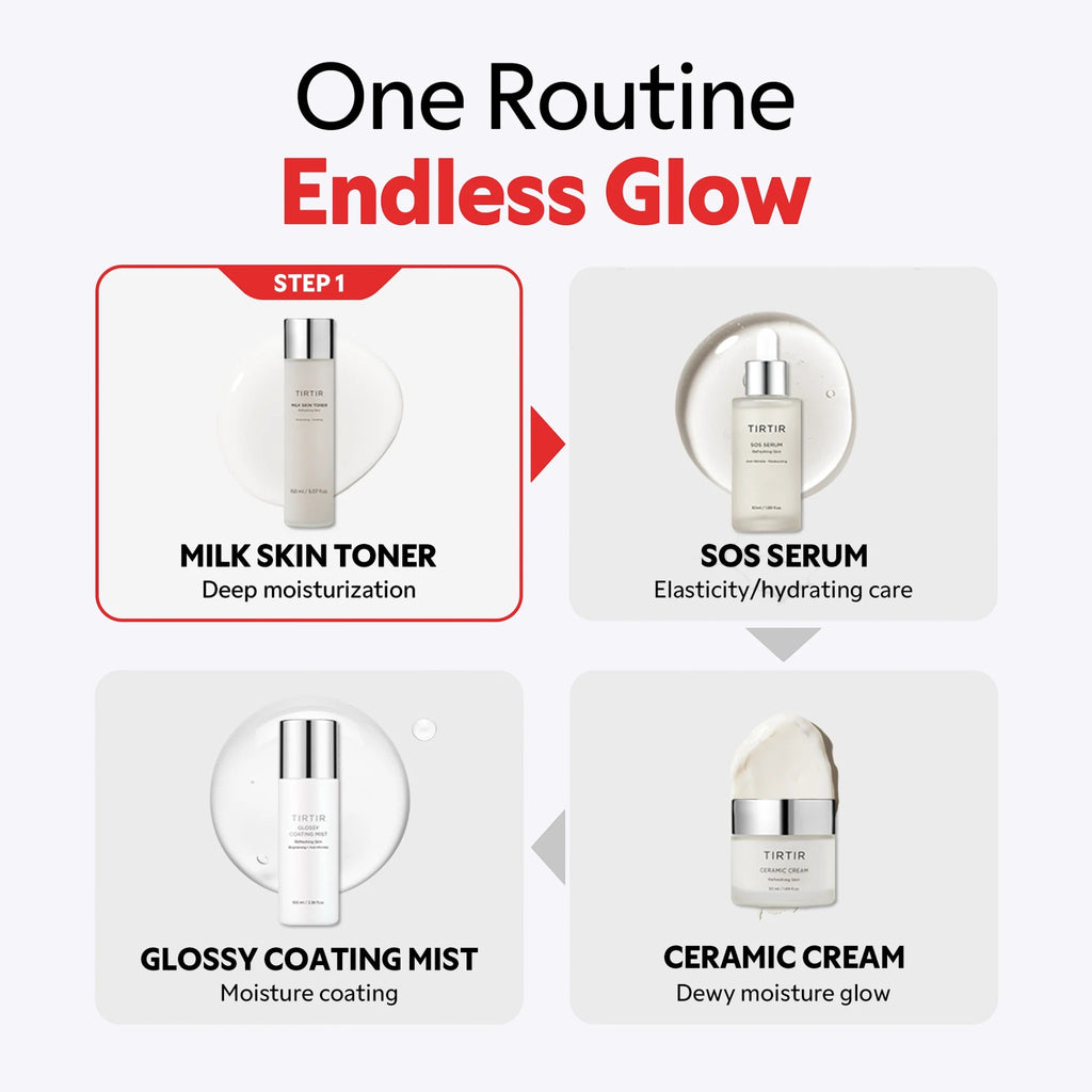 TIRTIR Milk Skin Toner Jumbo 150ml TIRTIR