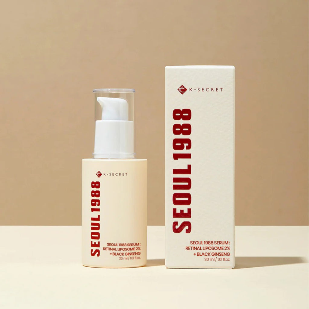 K-SECRET SEOUL 1988 Serum: Retinal Liposome 2% + Black Ginseng 30ml K-SECRET