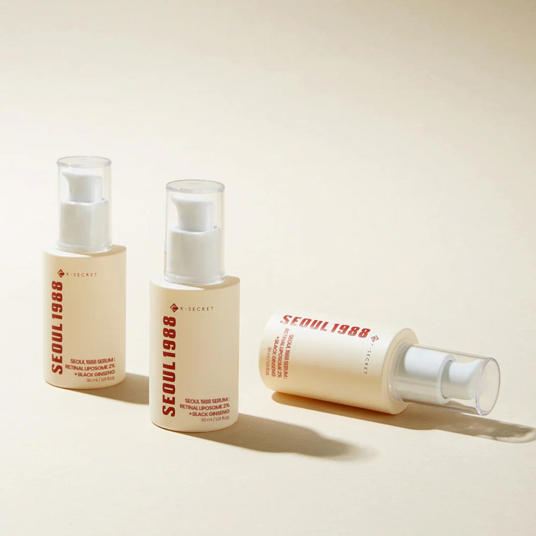 K-SECRET SEOUL 1988 Serum: Retinal Liposome 2% + Black Ginseng 30ml K-SECRET