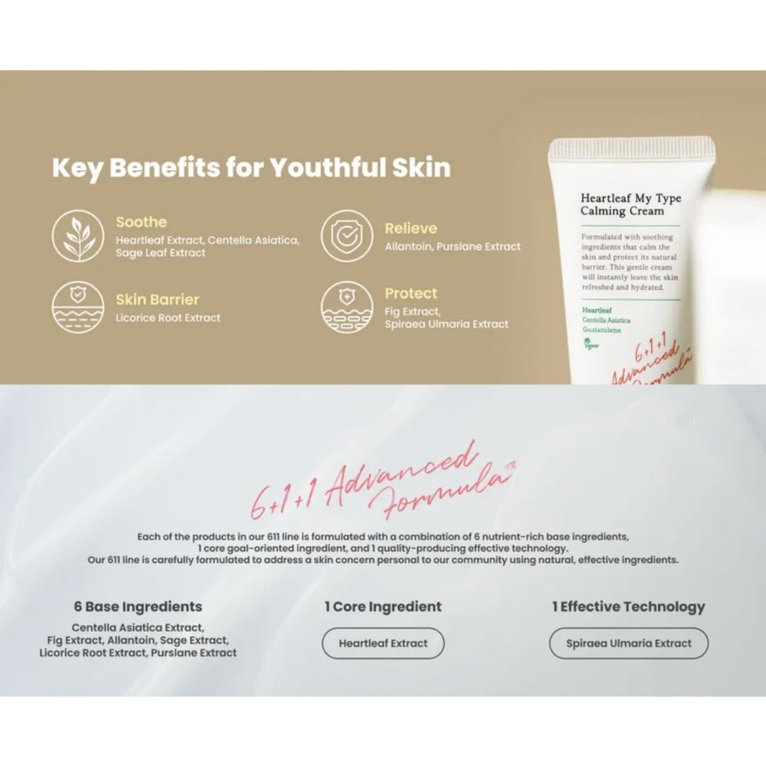 Axis-y Heartleaf My-Type Calming Cream 60ml Axis-y