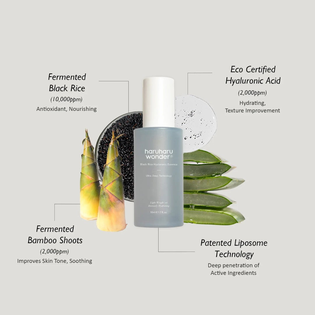 haruharu wonder Black Rice Hyaluronic Essence 50ml haruharu wonder