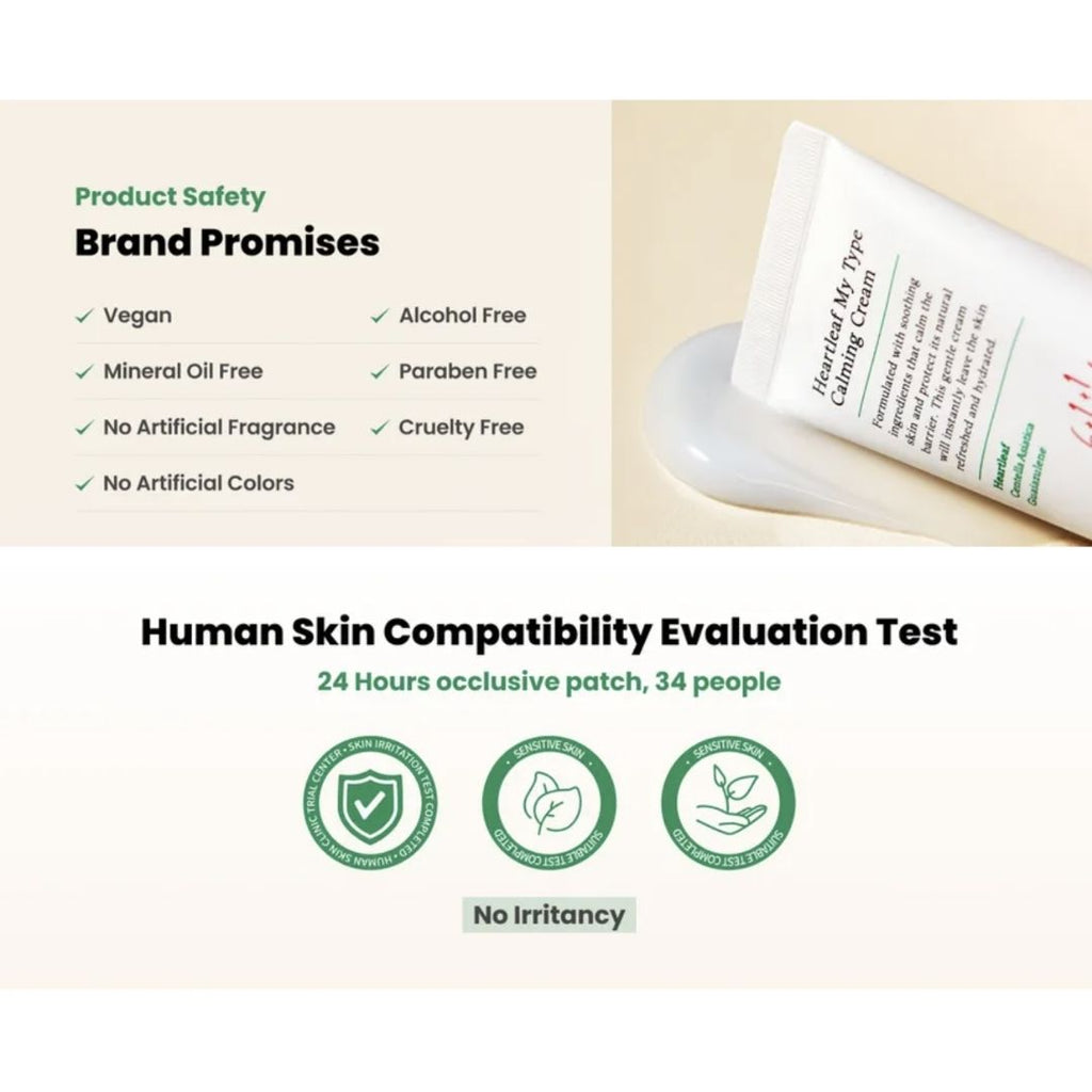 Axis-y Heartleaf My-Type Calming Cream 60ml Axis-y