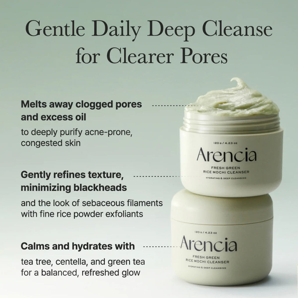 Arencia Fresh Green Rice Mochi Cleanser Arencia