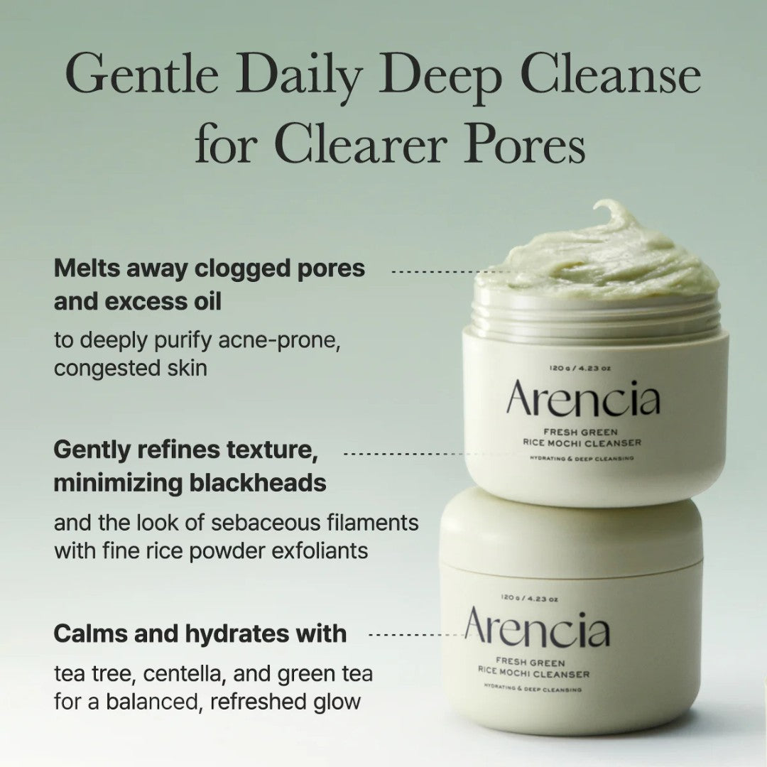 Arencia Fresh Green Rice Mochi Cleanser Arencia