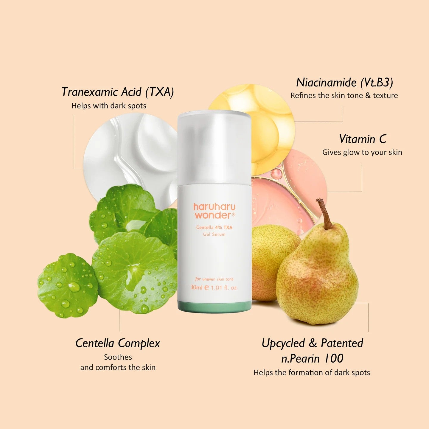 haruharu wonder Centella 4% TXA Dark Spot Go Away Serum 30ml haruharu wonder
