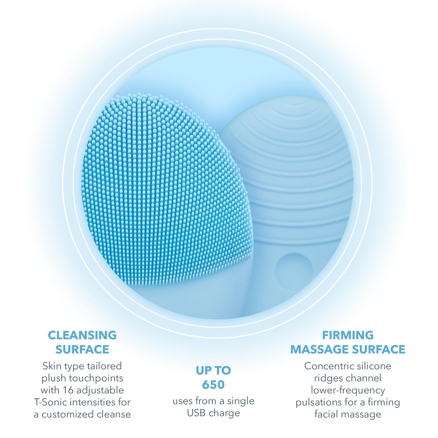 Foreo Luna 3 Smart Facial Cleansing and Firming Massage Brush