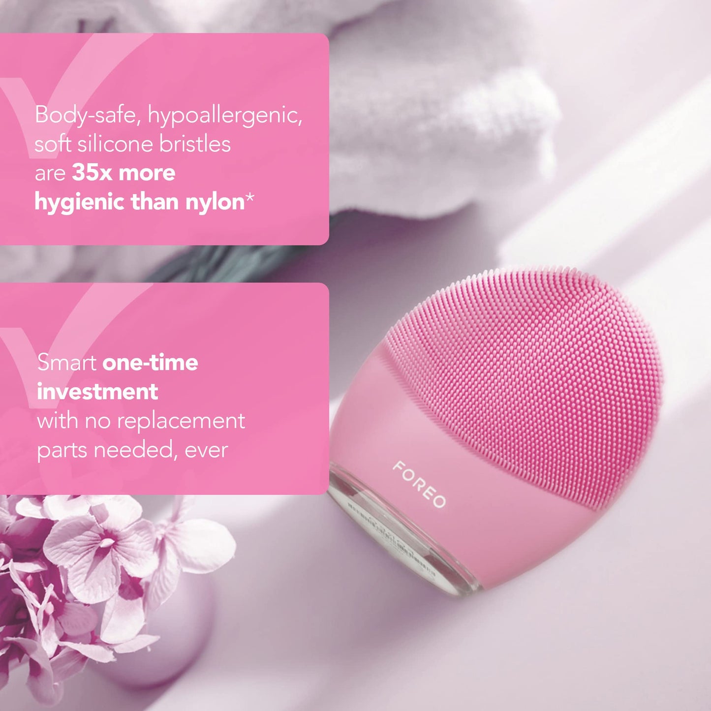 Foreo Luna 3 Smart Facial Cleansing and Firming Massage Brush