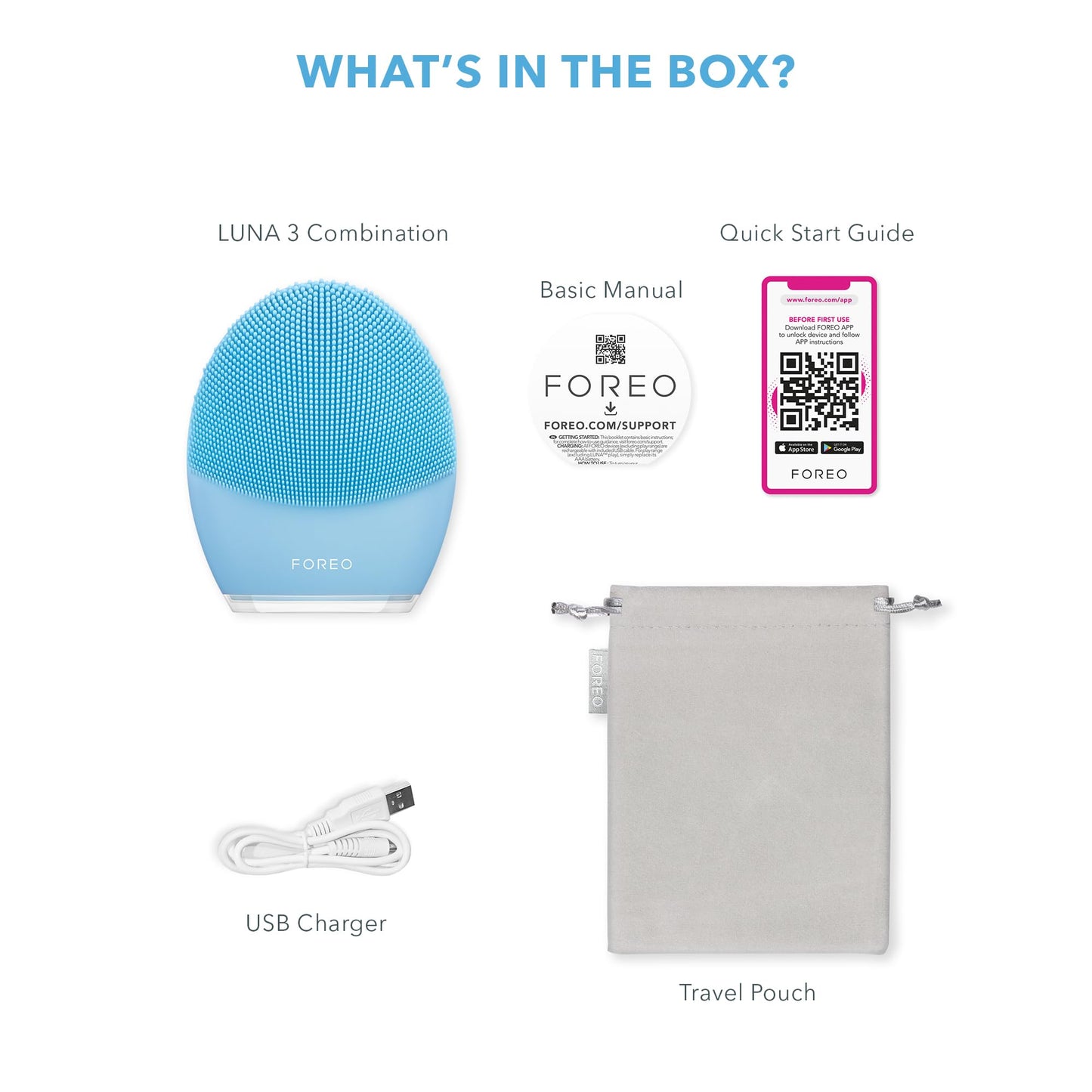 Foreo Luna 3 Smart Facial Cleansing and Firming Massage Brush