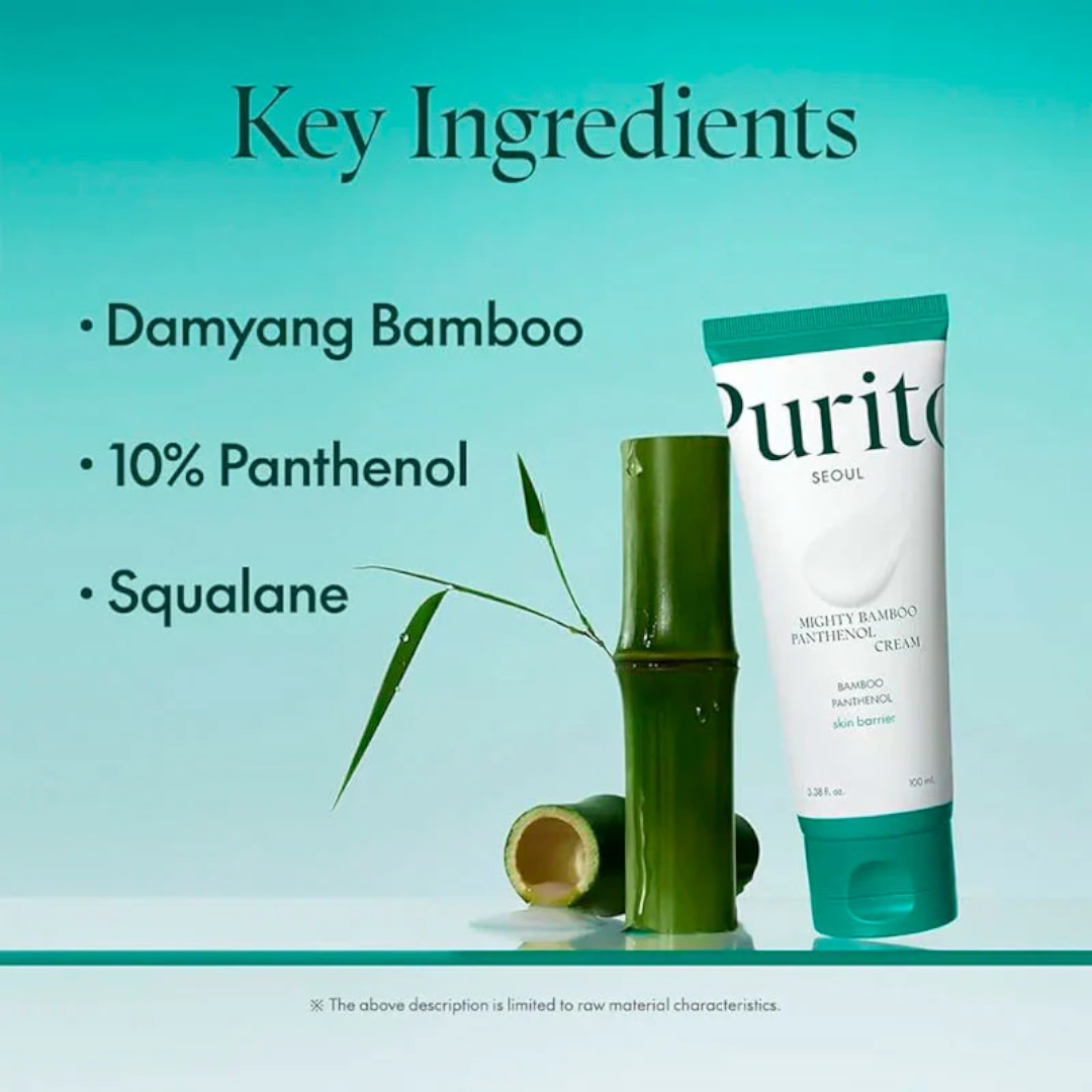Purito Mighty Bamboo Panthenol Cream 100ml Purito Seoul