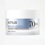 Anua Birch 70+ Hyaluron cream packaging on a white background