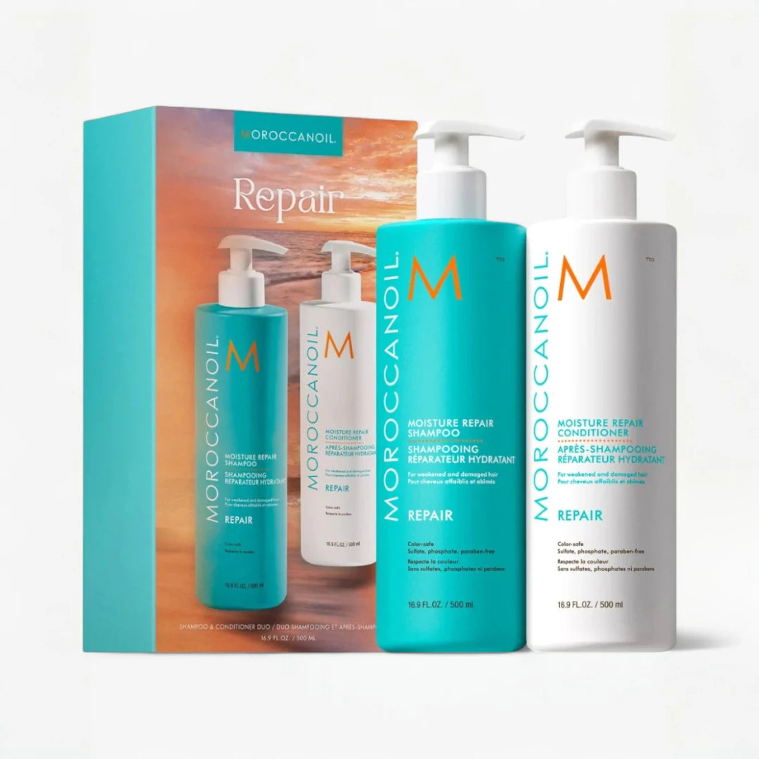 Moroccanoil Moisture Repair Shampoo and Conditioner Duo Set 500ml