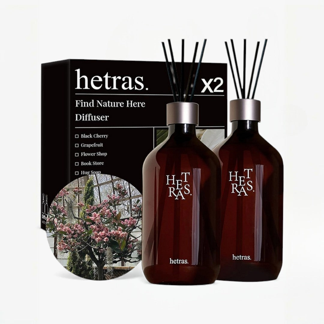 hetras Premium Diffuser 500ml x 2 - Flower Shop hetras