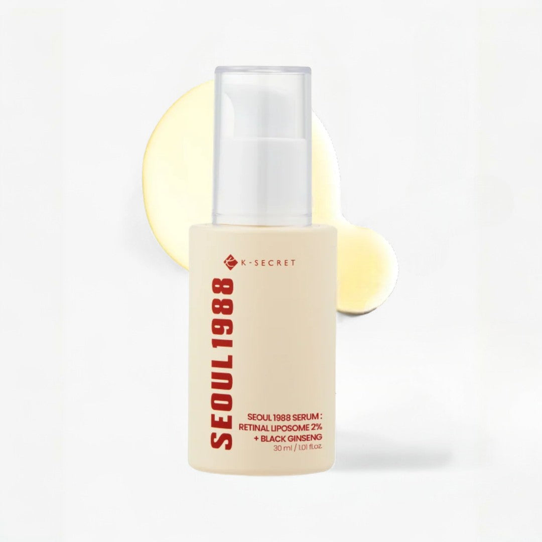 K-SECRET SEOUL 1988 Serum: Retinal Liposome 2% + Black Ginseng 30ml K-SECRET