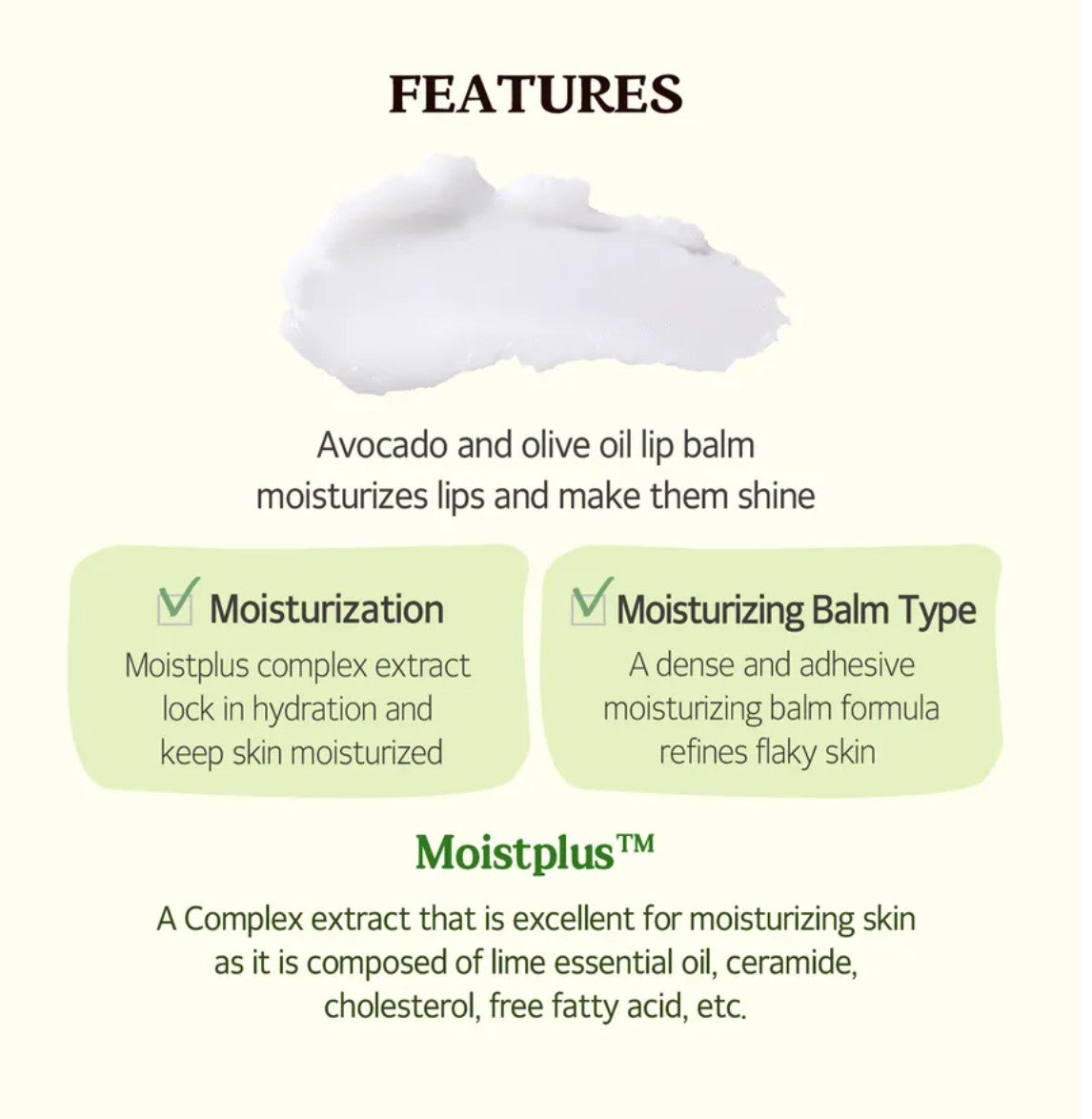 SKINFOOD Avocado & Olive Lip Balm 12g SKINFOOD