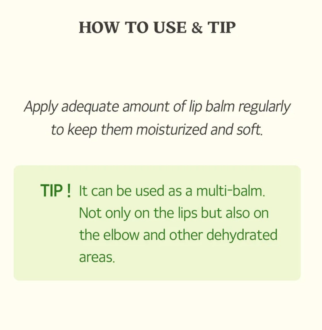 SKINFOOD Avocado & Olive Lip Balm 12g SKINFOOD