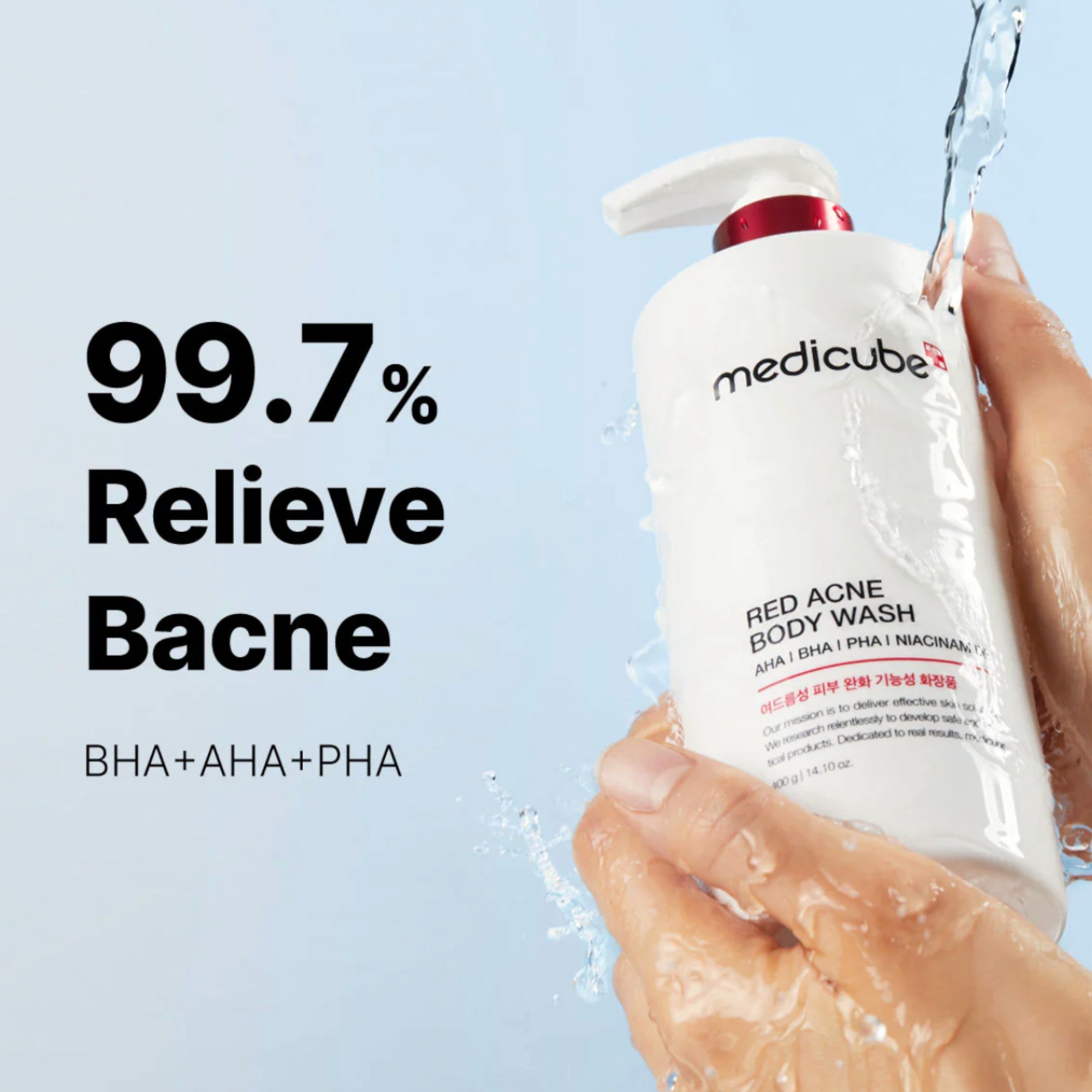 medicube Red Acne Body Wash 2.0 400g medicube