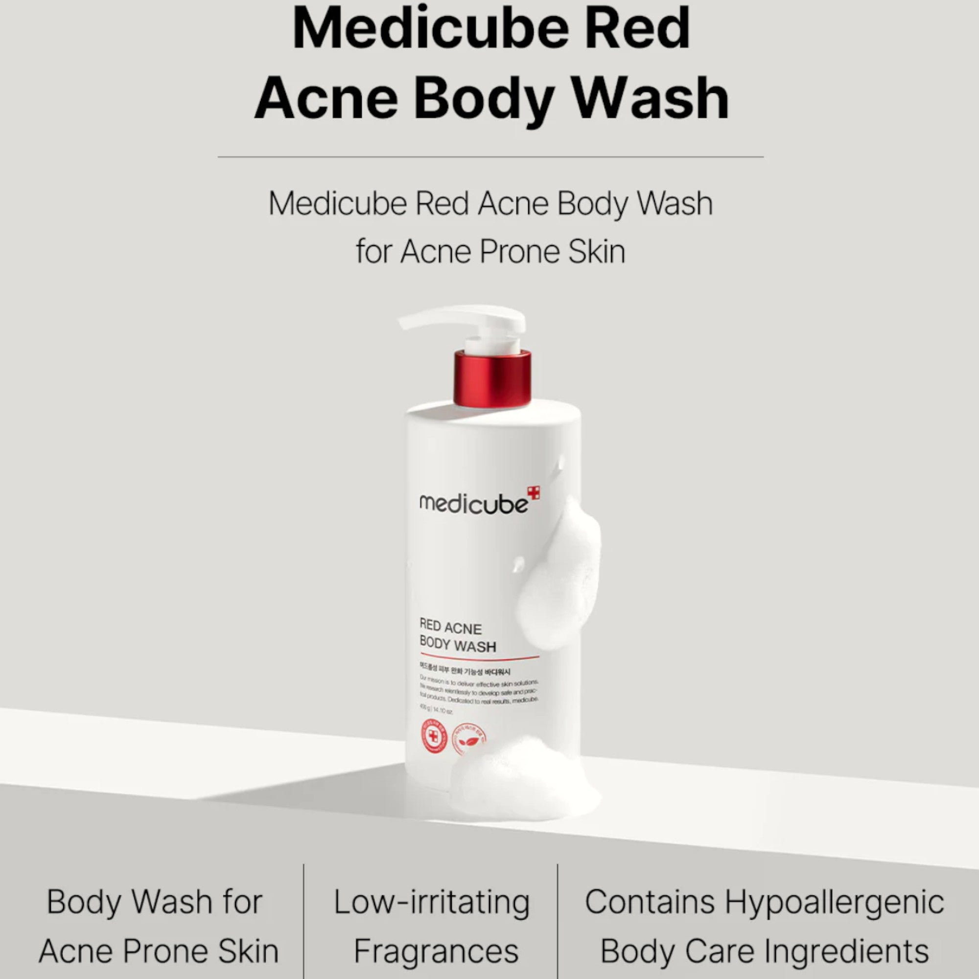 medicube Red Acne Body Wash 2.0 400g medicube