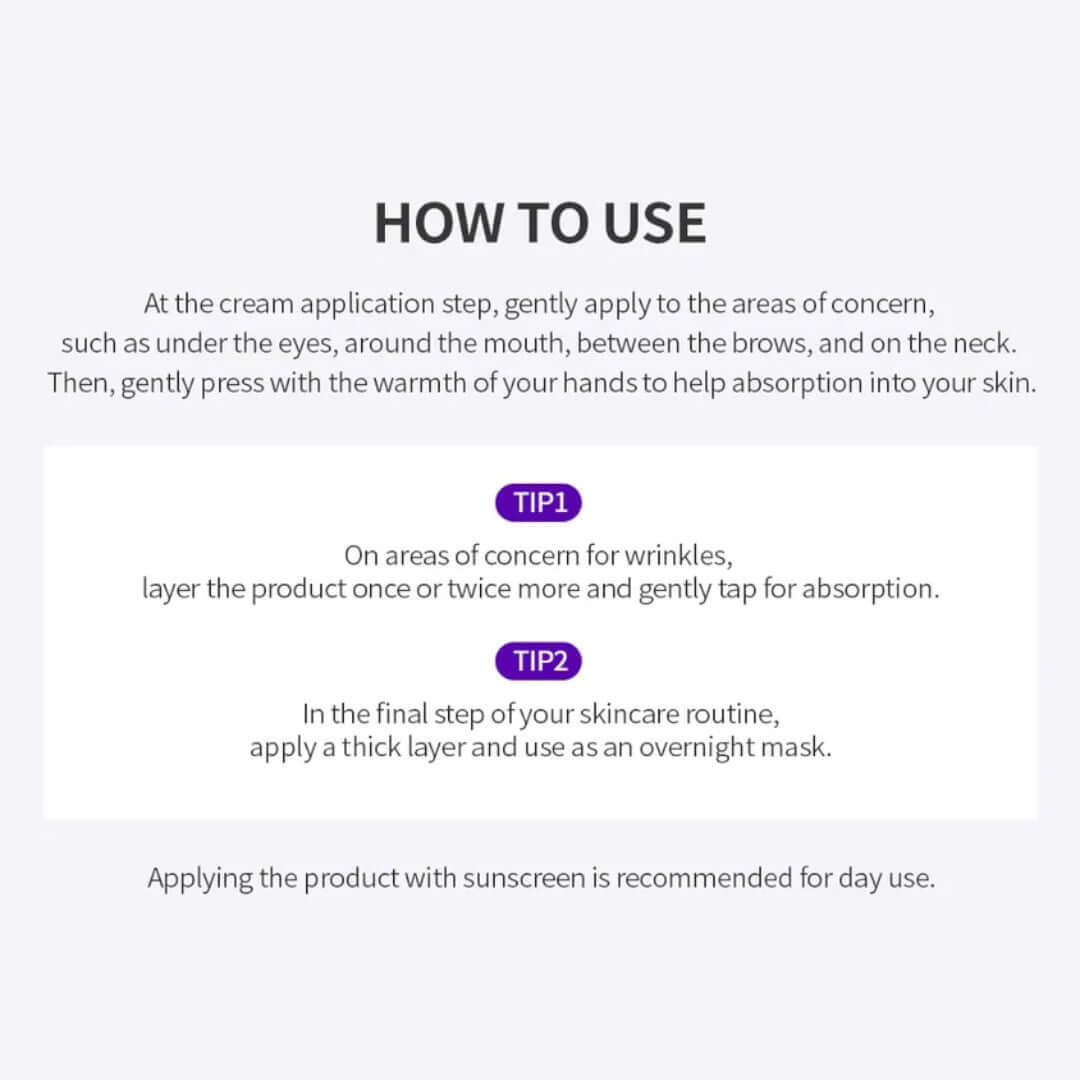 MISSHA Time Revolution Retinol 500 Shot Cream 60ml VGLE Studios