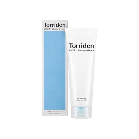 Torriden Dive In Mousse Nettoyante à l'Acide Hyaluronique à Faible Poids Moléculaire 150 ml