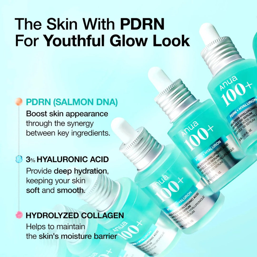Anua PDRN Hyaluronic Acid Capsule 100 Serum 30ml Anua