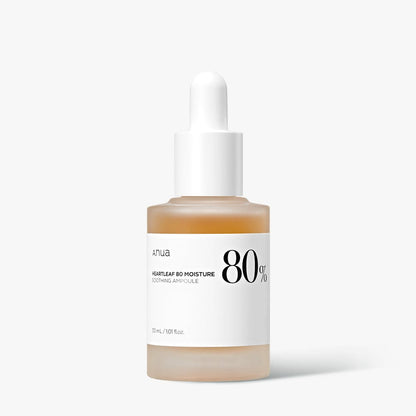 Anua HEARTLEAF 80% MOISTURE SOOTHING AMPOULE 30ml – Skin Care | Korean Skincare Canada - VGLE