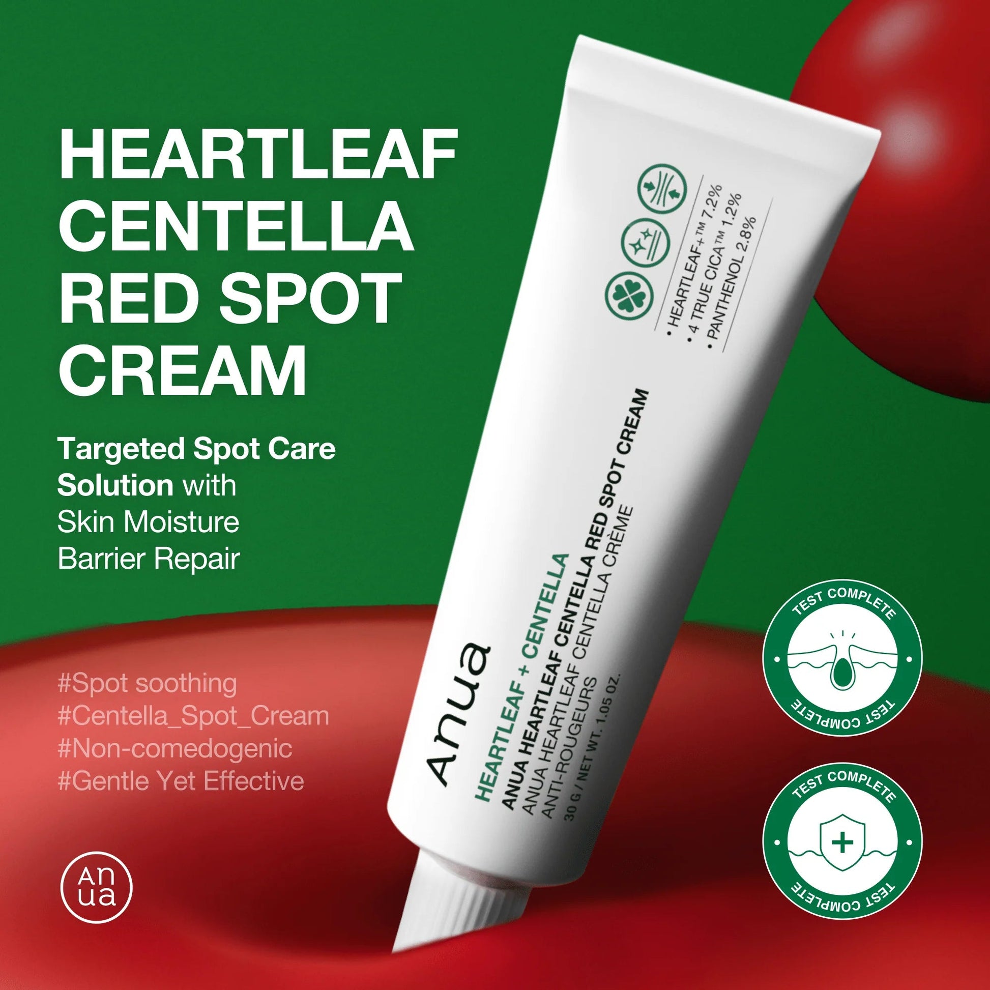 Anua Heartleaf Centella Red Spot Cream 30g – Skin Care | Korean Skincare Canada - VGLE