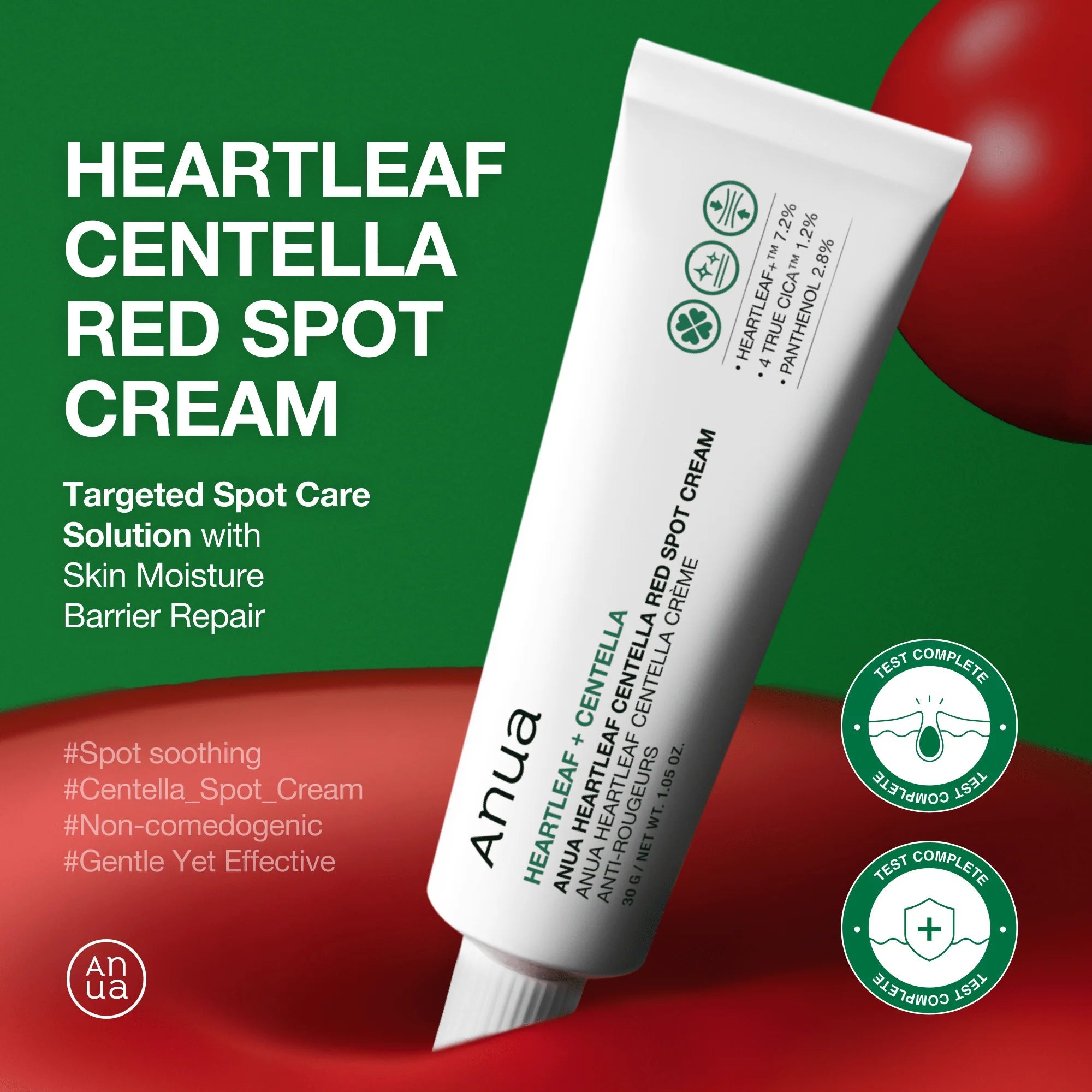 Anua Heartleaf Centella Red Spot Cream 30g – Skin Care | Korean Skincare Canada - VGLE