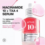 ANUA - NIACINAMIDE 10%+TXA 4% Serum – Face Serum | Korean Skincare Canada - VGLE