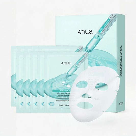 Anua PDRN Hyaluronic Acid Capsule 100 Serum Mask Sheet 23ml*10ea – Skin Care | Korean Skincare Canada - VGLE