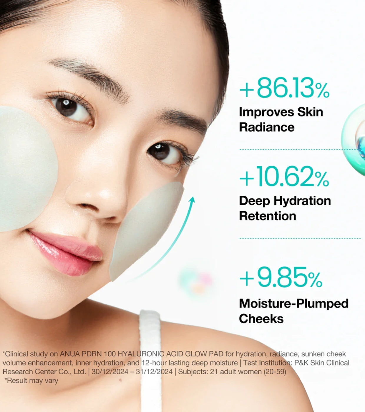 Anua PDRN Hyaluronic Glow Pad 180ml / 60pads Anua