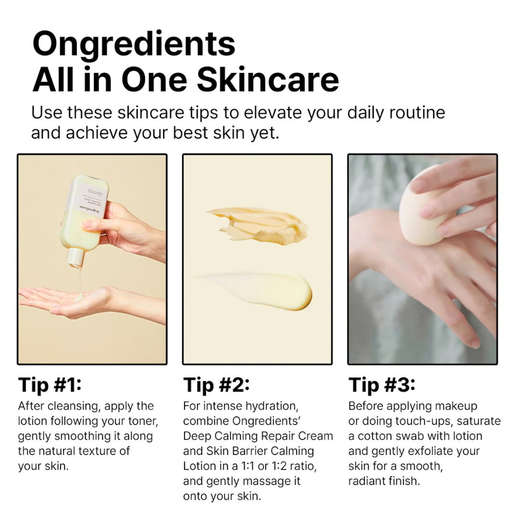 Ongredients Skin Barrier Calming Lotion 220ml Ongredients