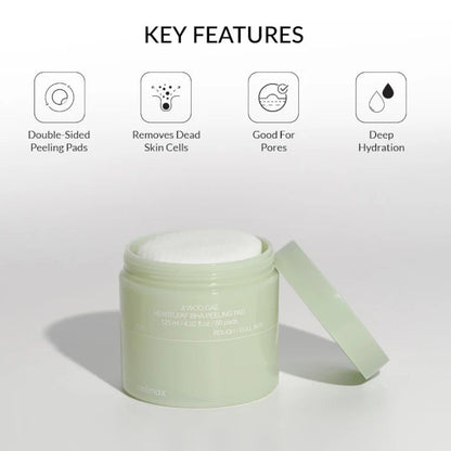 celimax Ji Woo Gae Heartleaf BHA Peeling Pad 125ml / 60pads – Skin Care | Korean Skincare Canada - VGLE