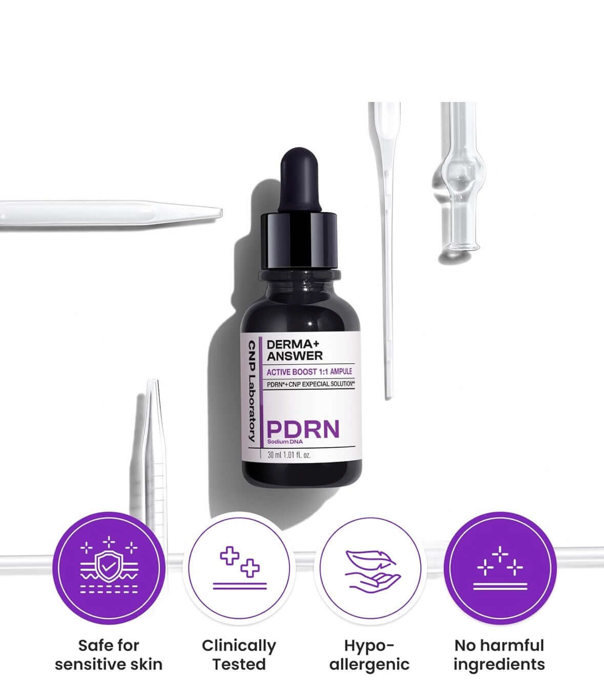 CNP Laboratory - Derma Answer Active Boost Ampule - 30ml – Skin Care | Korean Skincare Canada - VGLE
