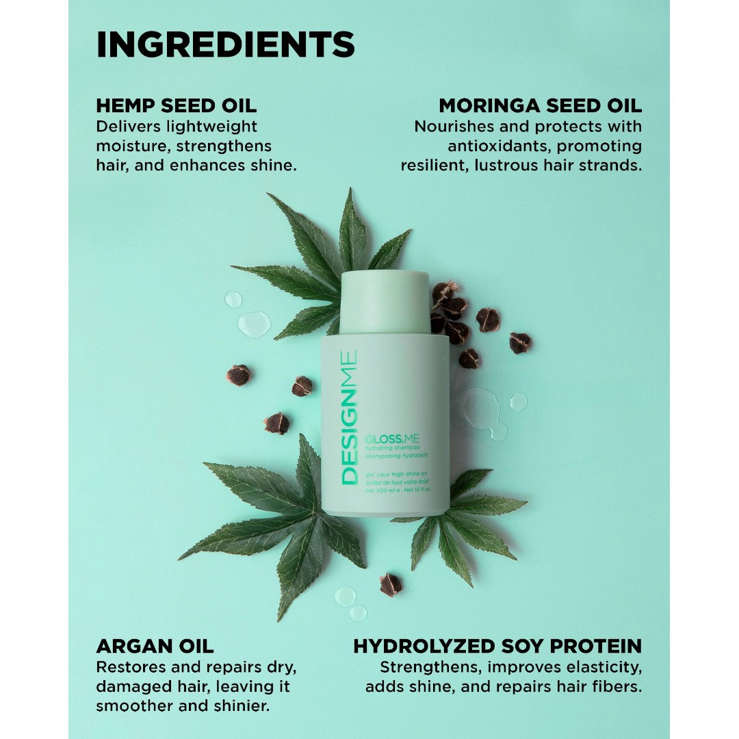 DESIGNME GLOSS.ME Hydrating Shampoo 1L DESIGNME